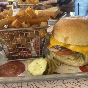 Boulevard Burger & Brew - Kelly's Classic w/ a small order of fries. - Burgers Near Me - Richmond, Virginia