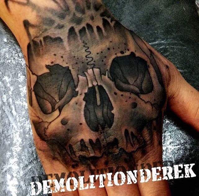 Flat Black Tattoo Logo