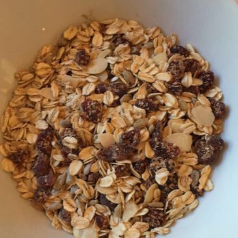 Beach Plum Kitchen - Sun dried cranberry, almond and flax muesli - New American Near Me - Carlsbad, California Beach Plum Kitchen - Sun dried cranberry, almond and flax muesli - New American Near Me - Carlsbad, California