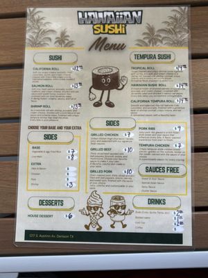 Menu photo 2 Hawaiian Sushi Denison, TX