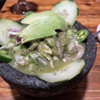 Tostadas - Aguachile Chili Verde. Freaking bomb! - Breakfast & Brunch Near Me - San Jose, California