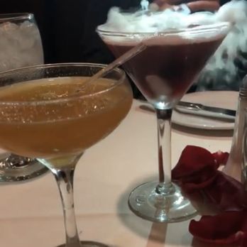 Ocean Prime - stars of the night LEFT: whiskey clover RIGHT: berries and bubbles - Cocktail Bars Near Me - Philadelphia, Pennsylvania