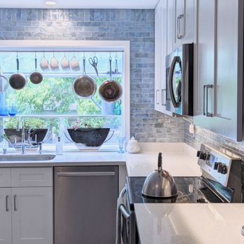 Infinity Tile & Grout - Beautiful Pearl Blue Backsplash - Grout Services Near Me Infinity Tile & Grout - Beautiful Pearl Blue Backsplash - Grout Services Near Me
