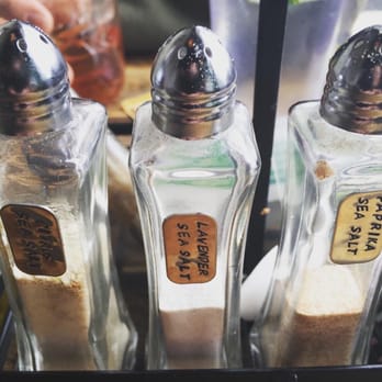 Simple Eatery - Three kinds of salt...lavender, citrus and paprika. - Bakeries Near Me - Buena Vista, Colorado