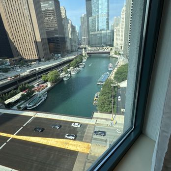 Sheraton Grand Chicago Riverwalk - View from our room at the Sheraton - Hotels Near Me - Chicago, Illinois Sheraton Grand Chicago Riverwalk - View from our room at the Sheraton - Hotels Near Me - Chicago, Illinois