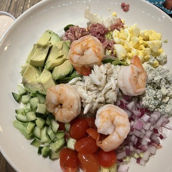 CJ Blacks - Shrimp and Crab Cobb Salad - Bars Near Me - Davie, Florida CJ Blacks - Shrimp and Crab Cobb Salad - Bars Near Me - Davie, Florida