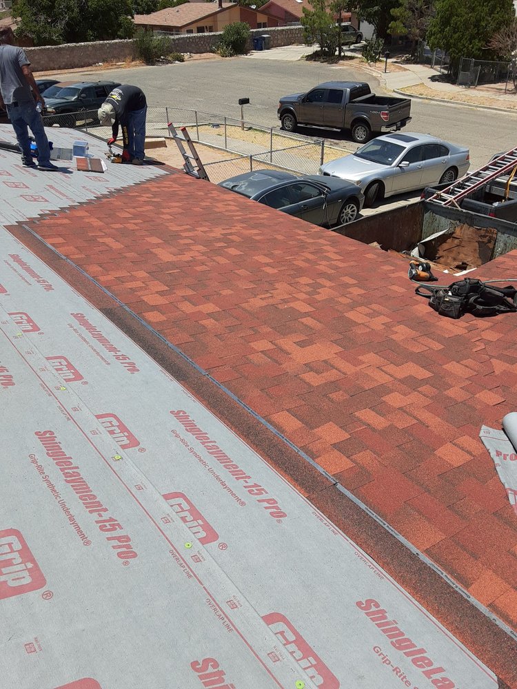 Slide of EPRD The Roof Doctors and Construction of El Paso