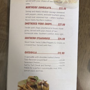 Northside Table - Signature dishes - Southern Near Me - Juneau, Alaska