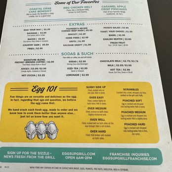 Eggs Up Grill - Menu - Breakfast & Brunch Near Me - Richmond, Virginia