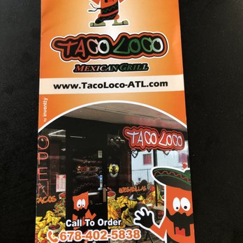 Taco Loco - Menu - Mexican Near Me - Marietta, Georgia Taco Loco - Menu - Mexican Near Me - Marietta, Georgia