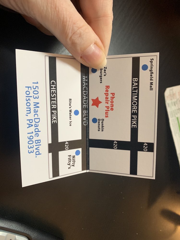 PHONE REPAIR PLUS Updated August 2024 27 Reviews 1503 MacDade Blvd, Folsom, Pennsylvania