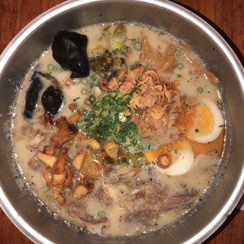 Momi Ramen - Oxtail Ramen WOW! Broth is hearty & flavorful.1 bowl can serve 2! Various mushrooms & tender pieces of oxtail. Egg was cooked perfectly! - Asian Fusion Near Me - Miami, Florida Momi Ramen - Oxtail Ramen WOW! Broth is hearty & flavorful.1 bowl can serve 2! Various mushrooms & tender pieces of oxtail. Egg was cooked perfectly! - Asian Fusion Near Me - Miami, Florida