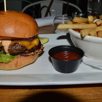 Corner Social - Cheeseburger and fries - New American Near Me - New York, New York Corner Social - Cheeseburger and fries - New American Near Me - New York, New York