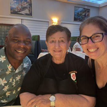 Toscana Italian Kitchen - Mama wanted us to take a picture with her and we were honored! - Italian Near Me - Myrtle Beach, South Carolina