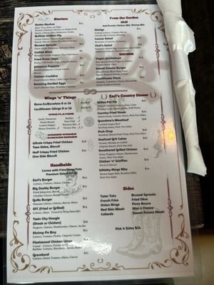 Menu photo 1 Earl's Winston-Salem, NC