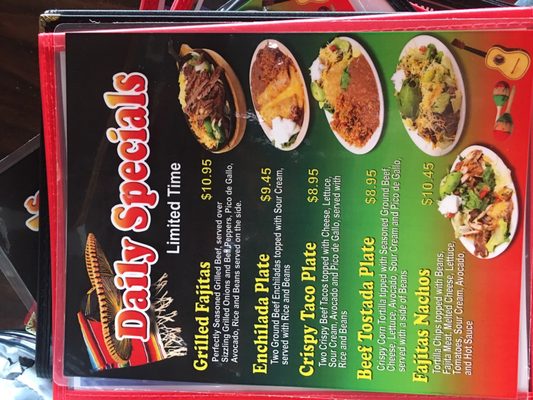 Menu photo 5 English Field House Restaurant Amarillo, TX