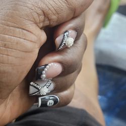 LA Nails - Chanel nails!!!!
