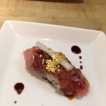 Go's Mart - Omakase Nigiri #15) Toro Flesh scraped off from the Skin (Kawagishi Toro) - Sushi Bars Near Me - Canoga Park, California Go's Mart - Omakase Nigiri #15) Toro Flesh scraped off from the Skin (Kawagishi Toro) - Sushi Bars Near Me - Canoga Park, California
