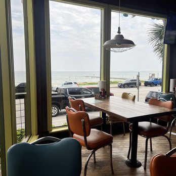 The Spot - Our view from inside - Burgers Near Me - Galveston, Texas The Spot - Our view from inside - Burgers Near Me - Galveston, Texas