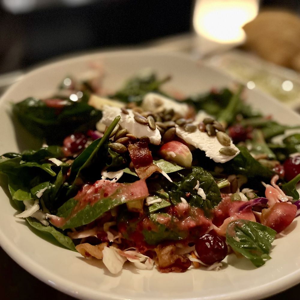 Bonefish Grill - NEW Apple Harvest Spinach Salad. Delicious! - Seafood Near Me - Tampa, Florida