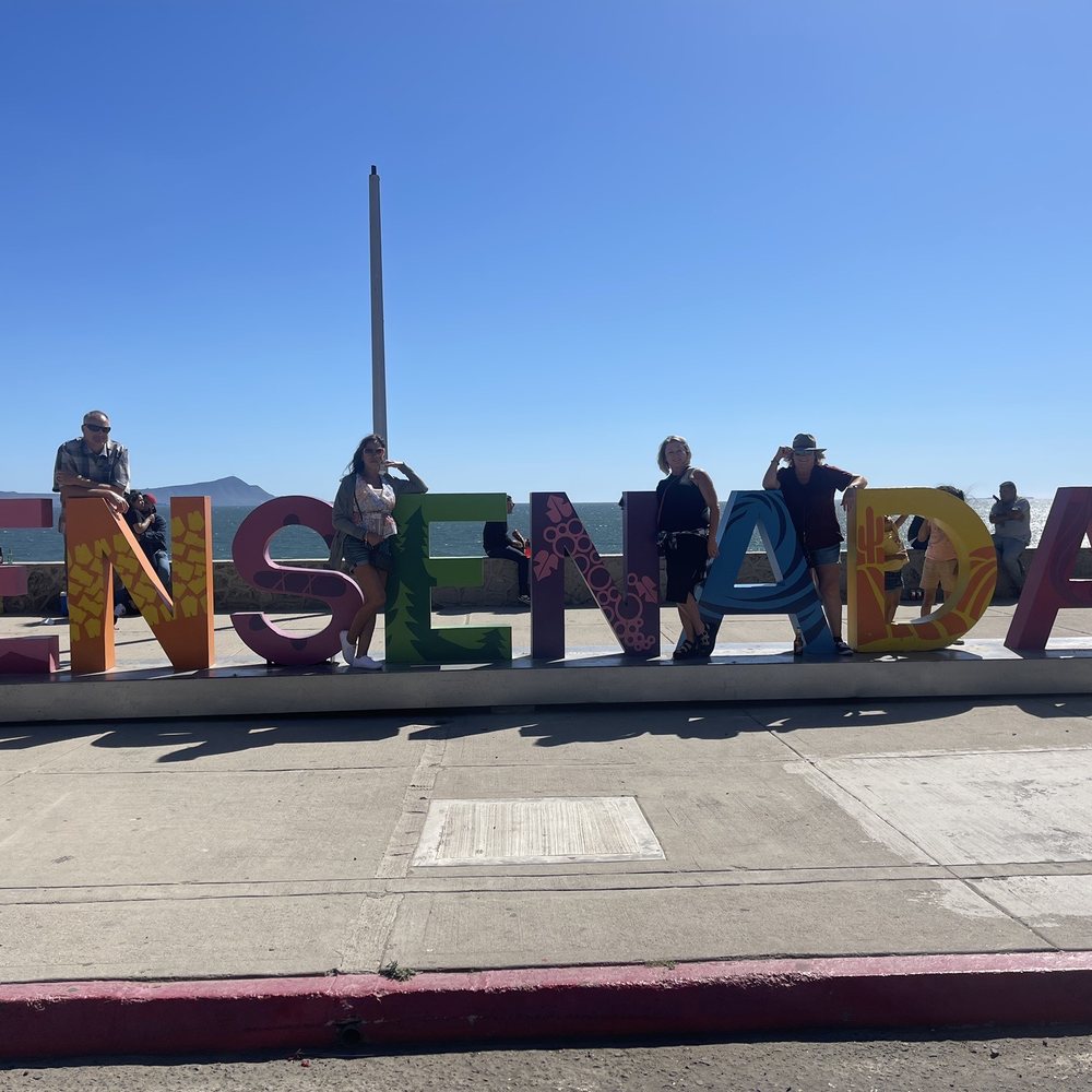 Arturo's Tours - We stopped at the sign on the way back from Wine country. Valley of Guadalupe. - Travel Agents Near Me