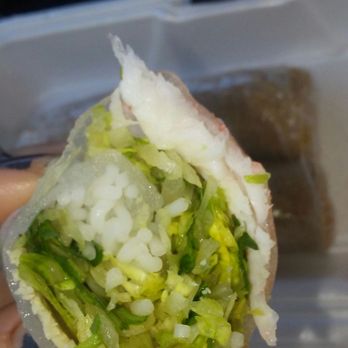 Pho A.V - Shrimps and pork spring roll with all the herbs and Bean sprouts :) - Vietnamese Near Me - Phoenix, Arizona