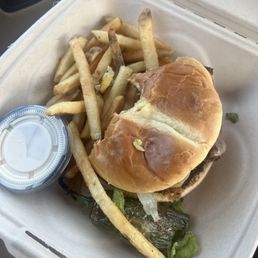 Spicy smash burger