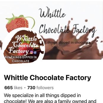 Whittle Chocolate Factory - Business card - Chocolatiers & Shops Near Me Whittle Chocolate Factory - Business card - Chocolatiers & Shops Near Me