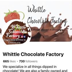 Whittle Chocolate Factory - Business card