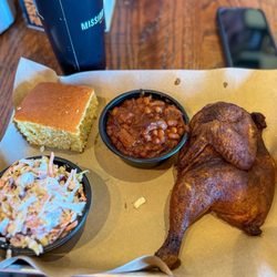 Mission BBQ - Smoked half chicken
