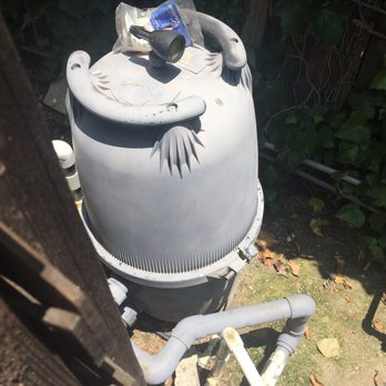 A Blessed Pool Service - Pool filter. Was sorta painted gray. - Pool Cleaners Near Me