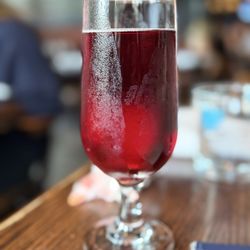 Blueberry honey beer