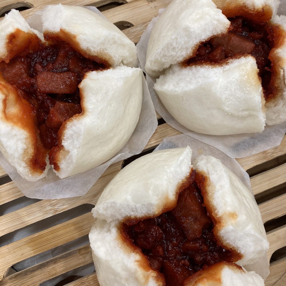 Dumpling Shack - Steamed pork buns, on the dry side =\ and very little pork filling - Dim Sum Near Me - Moorpark, California