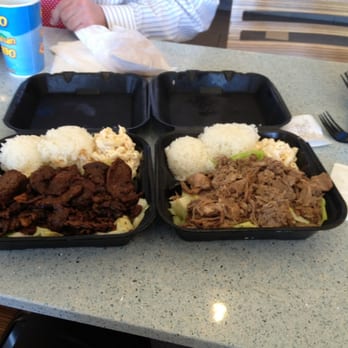 Ono Hawaiian BBQ - Hand made kalua pork terri beef combo! - Hawaiian Near Me - Downey, California