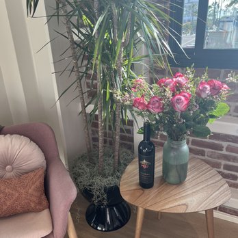 The Brick Hotel - Sitting area in room 301 (wine/ flowers from my hubs) - Hotels Near Me - Oceanside, California The Brick Hotel - Sitting area in room 301 (wine/ flowers from my hubs) - Hotels Near Me - Oceanside, California