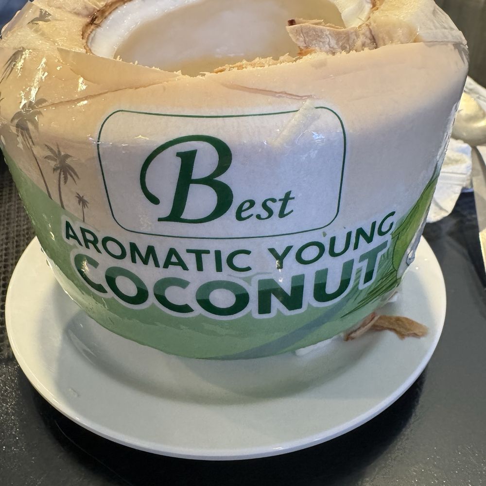 Yummy coconut water! Can't get this just anywhere! Yummy coconut water! Can't get this just anywhere!