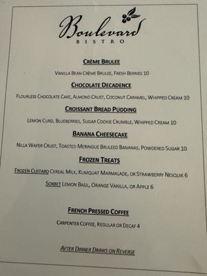 Menu photo 2 Boulevard Bistro Elk Grove, CA