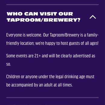 Heavy Seas Beer - This needs to be removed ASAP. It is absolutely ok for an establishment to say they are NOT kid-friendly. Parents appreciate honesty! - Breweries Near Me - Halethorpe, Maryland