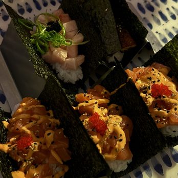 Tokyo Eats - Salmon spicy handroll - Ramen Near Me - Fullerton, California Tokyo Eats - Salmon spicy handroll - Ramen Near Me - Fullerton, California