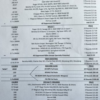 Sunset Hill Shooting Range - Price list - Gun/Rifle Ranges Near Me - Henryville, Pennsylvania