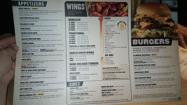Menu photo 2 Buffalo Wild Wings Slidell, LA