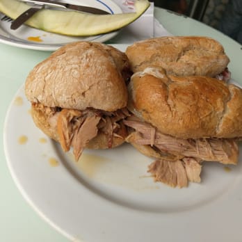 Casa Guedes - A plain pork (2.80), a pork with cheese (3.80), and one other sausage or ham one (2.80). - Portuguese Near Me - Porto, 13