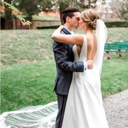 Hair We Go Weddings - soft side into low bun