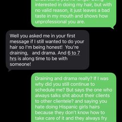 Kirsch Kutz Salon - Screenshots of conversation
