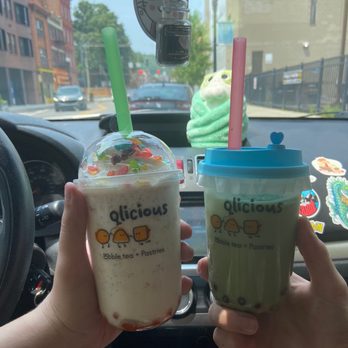 Qlicious Bubble Tea & Pastries - Fruity Pebbles Drink and Matcha boba - Bubble Tea Near Me - Cincinnati, Ohio
