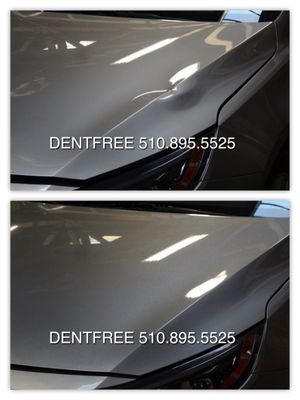 Photo of DentFree - San Leandro, CA, US. Hood body line dent