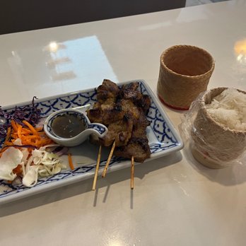 Charm Thai Bistro - Thai-Style Grilled Pork Skewers - Thai Near Me - Spring, Texas Charm Thai Bistro - Thai-Style Grilled Pork Skewers - Thai Near Me - Spring, Texas