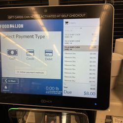 Food Lion - Self checkout!