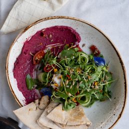 Grilled Pita Salad