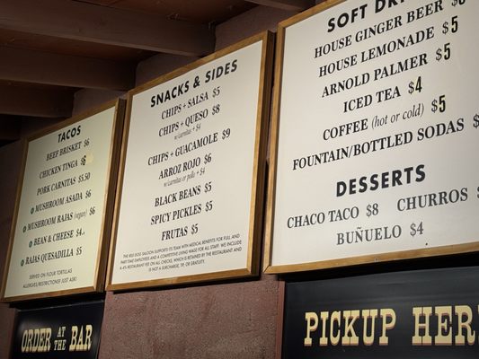 Menu photo 1 Red Dog Saloon Pioneertown, CA